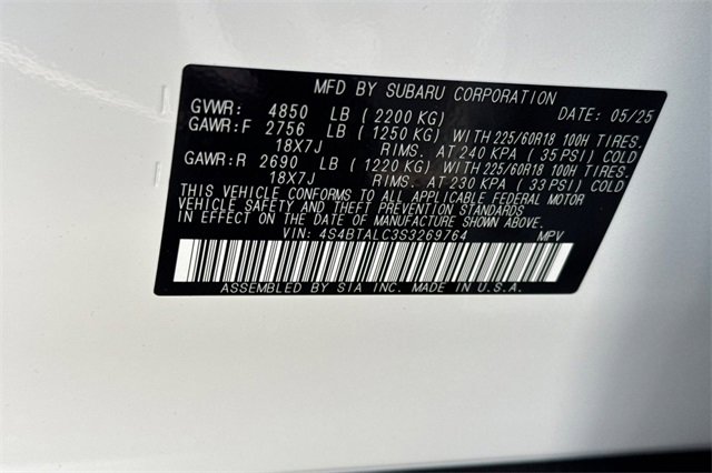 New 2025 Subaru Outback Onyx Edition image 24