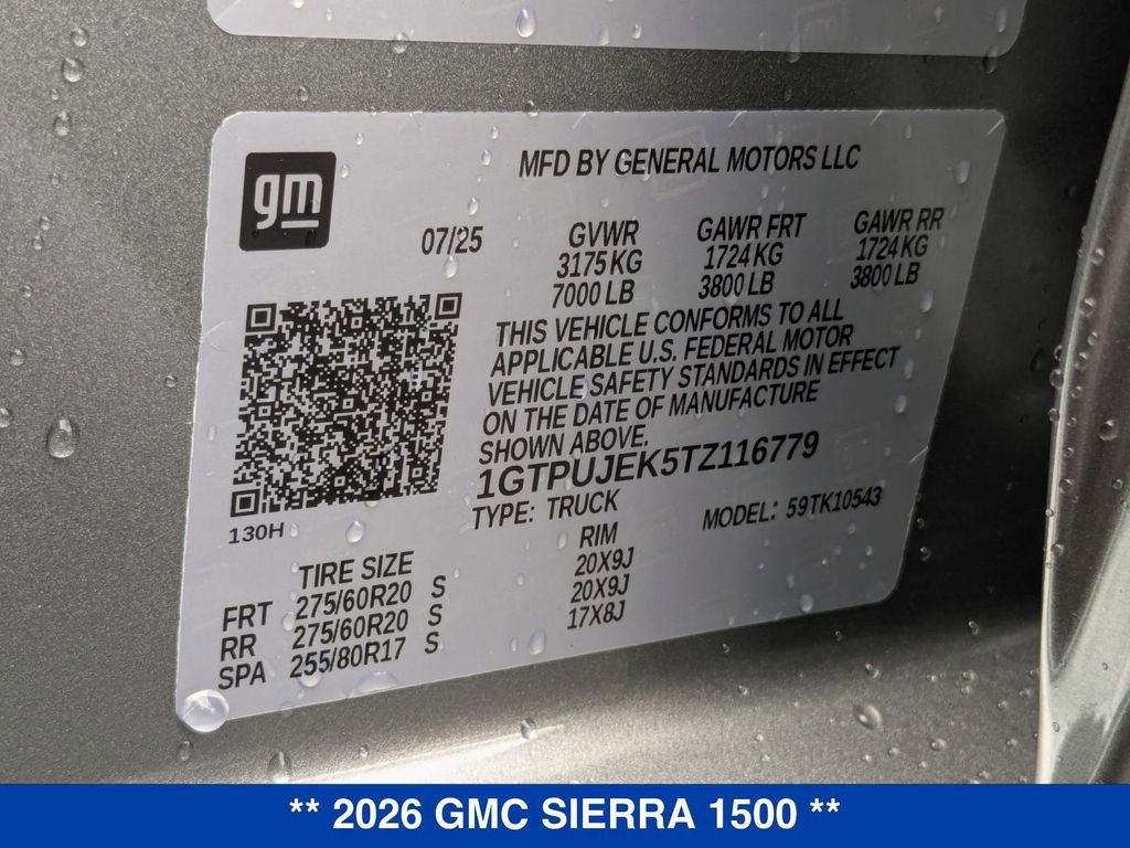 New 2026 GMC Sierra 1500 Elevation image 37