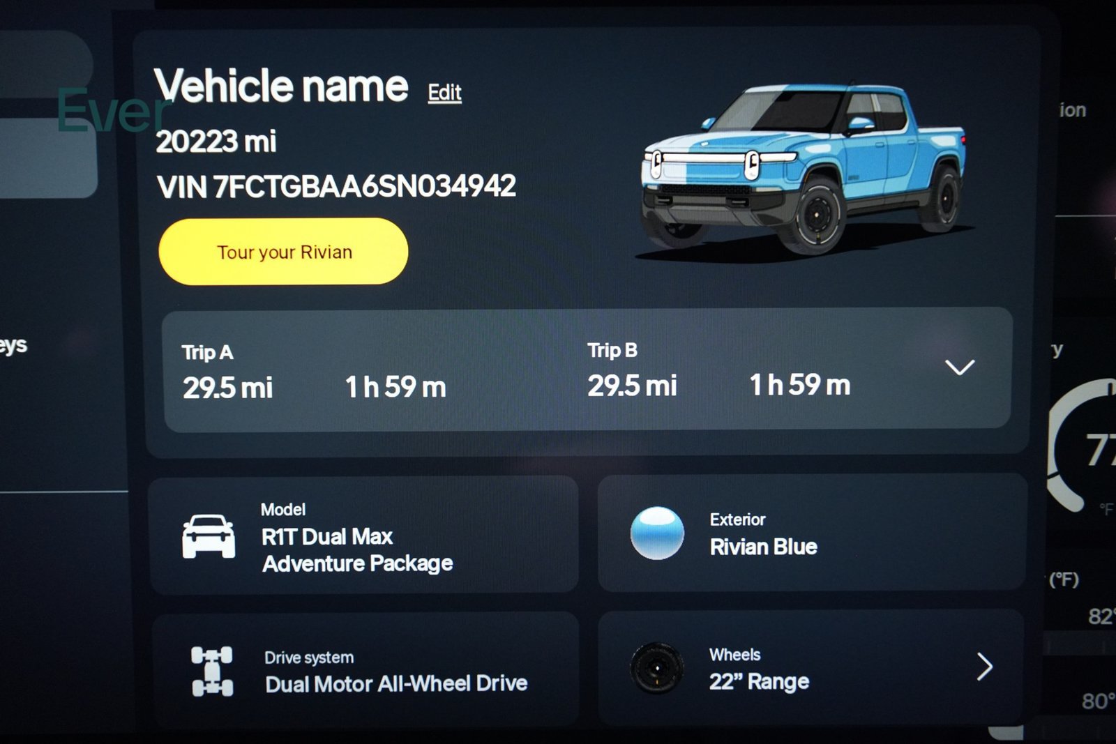 Used 2025 Rivian R1T Adventure Dual AWD/4WD image 7