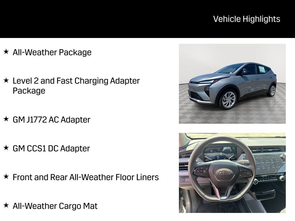 New 2027 Chevrolet Bolt LT w/ LPO, All-Weather Package FWD image 7