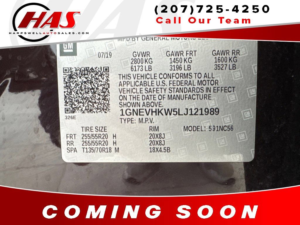 Used 2020 Chevrolet Traverse LT w/ LT Premium Package AWD/4WD image 17