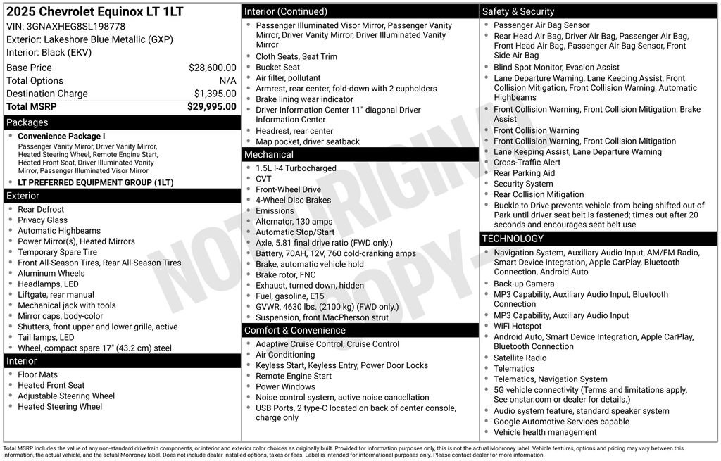Used 2025 Chevrolet Equinox LT FWD image 6