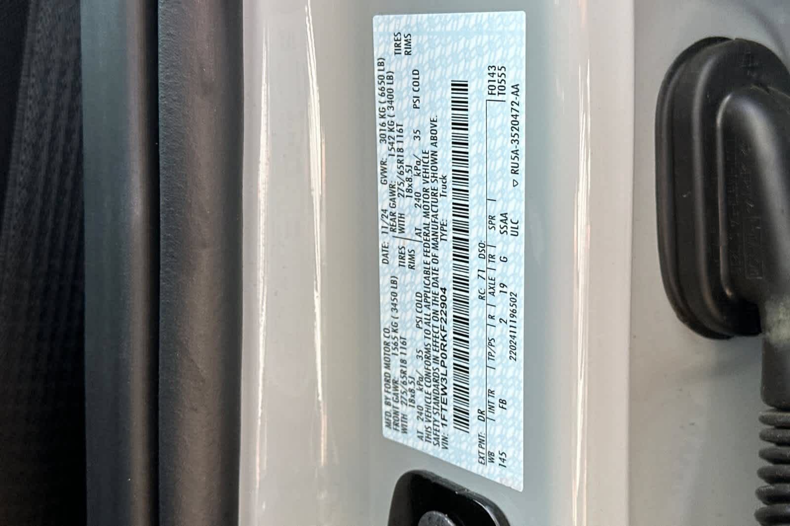 Certified 2024 Ford F150 XLT w/ Equipment Group 302A MID AWD/4WD image 29