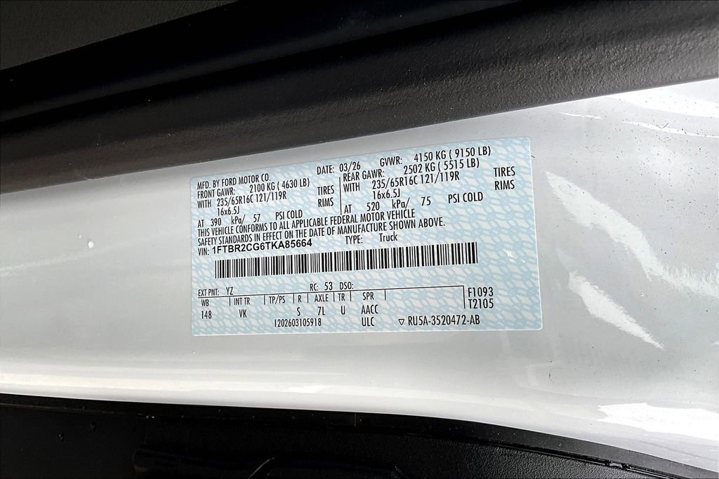 New 2026 Ford Transit 250 148 Medium Roof Extended AWD image 9