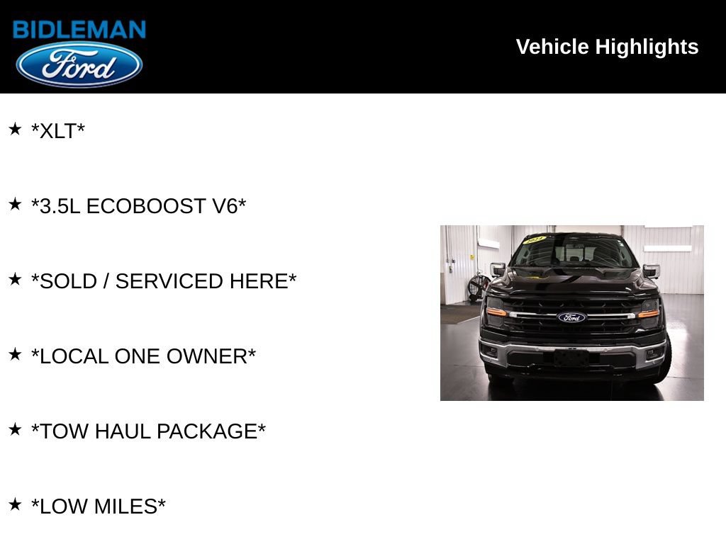 Used 2024 Ford F150 XLT w/ Equipment Group 302A MID AWD/4WD image 10