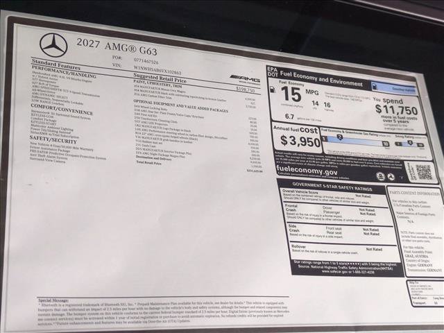 New 2027 Mercedes-Benz G 63 AMG 4MATIC image 17