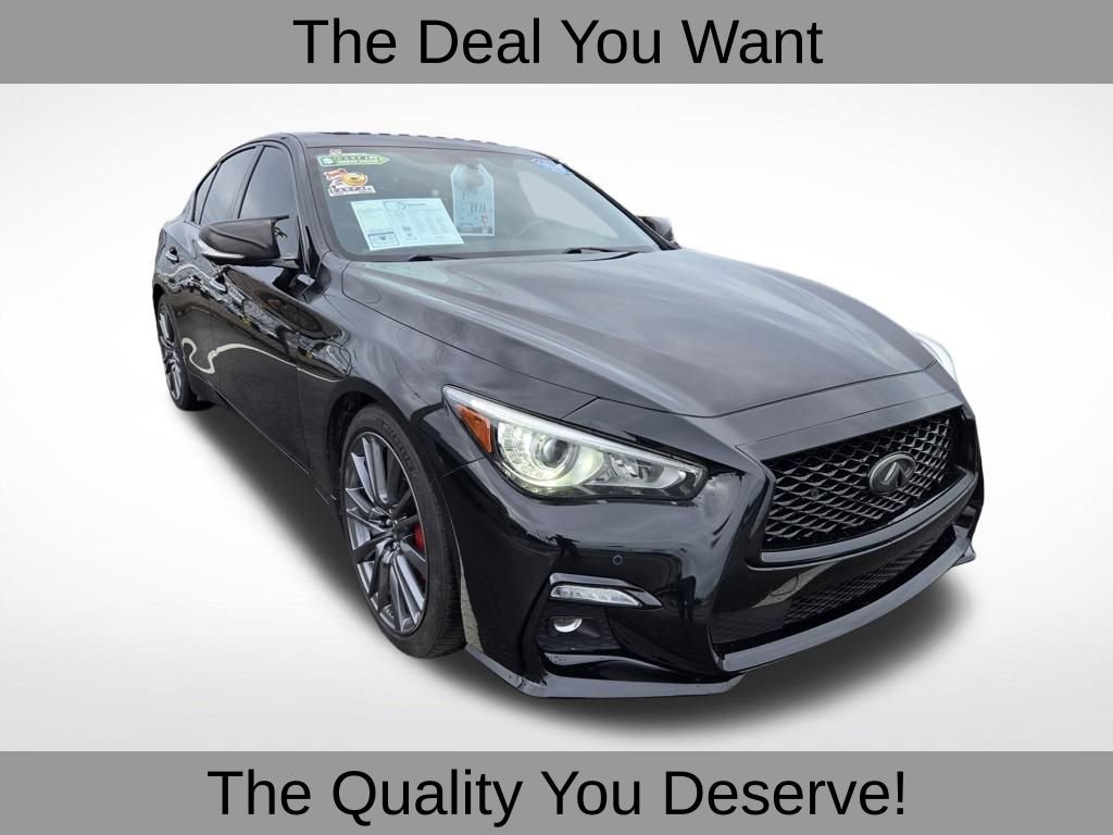 Used 2022 INFINITI Q50 Red Sport 400 image 1