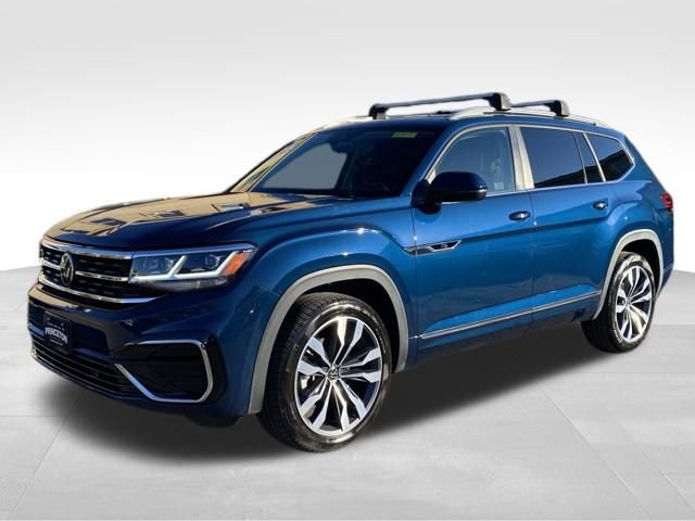 Used 2021 Volkswagen Atlas SEL R-Line image 3