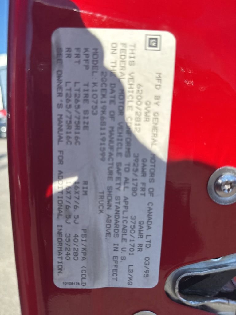 Used 1995 Chevrolet Silverado 1500 4x4 Extended Cab image 29