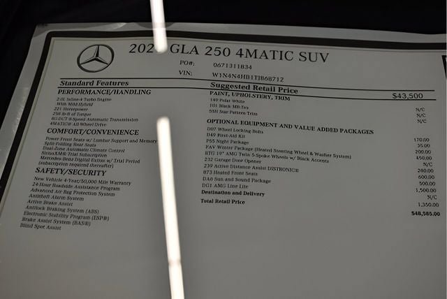 New 2026 Mercedes-Benz GLA 250 4MATIC image 6