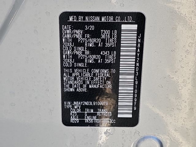 Used 2020 Nissan Armada SL w/ Premium Package image 37