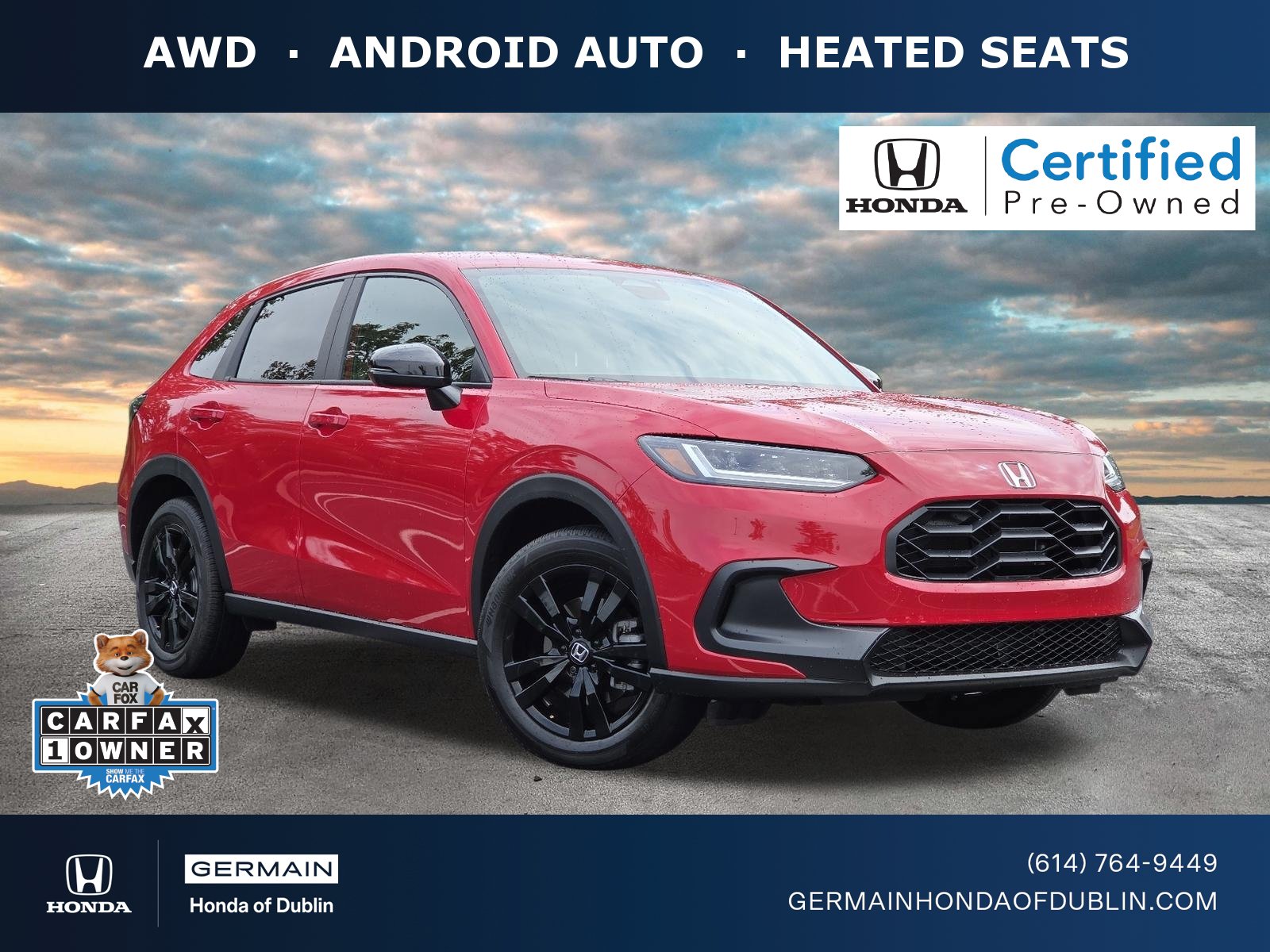 Certified 2026 Honda HR-V Sport