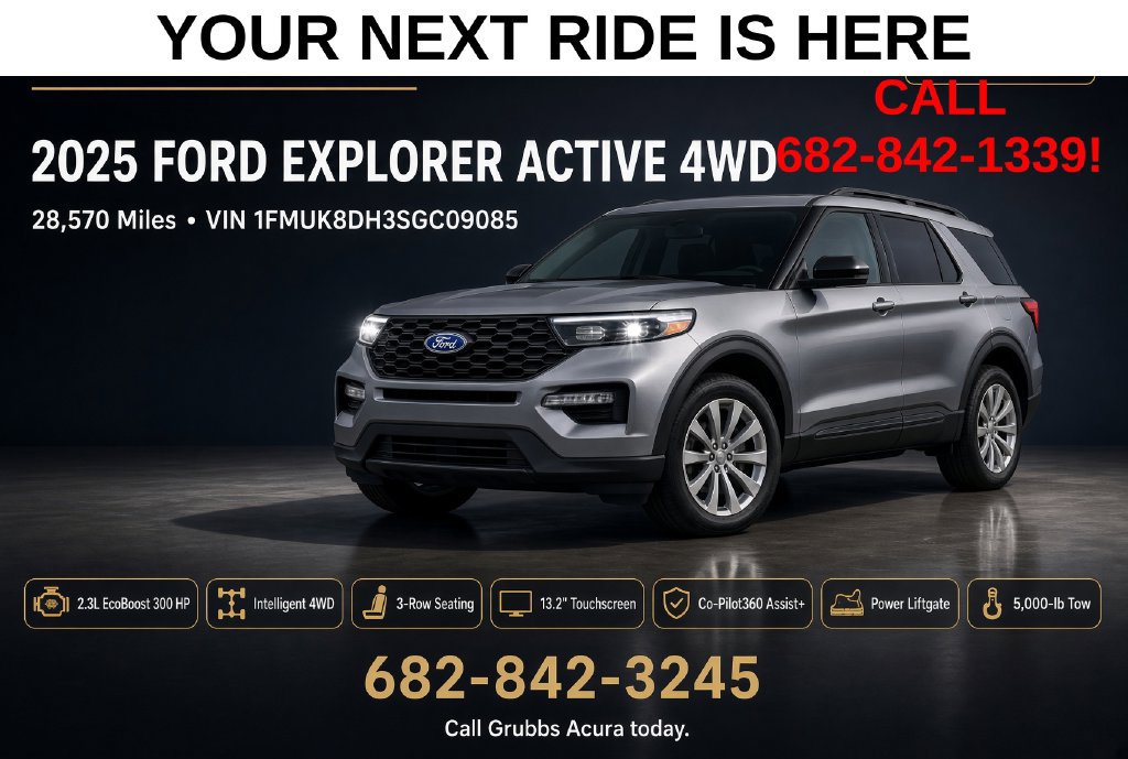 Used 2025 Ford Explorer Active