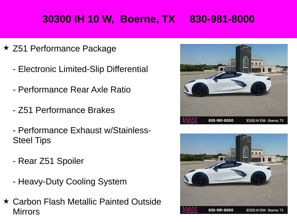 Used 2022 Chevrolet Corvette Stingray Preferred Cpe w/ Z51 Performance Package RWD image 20