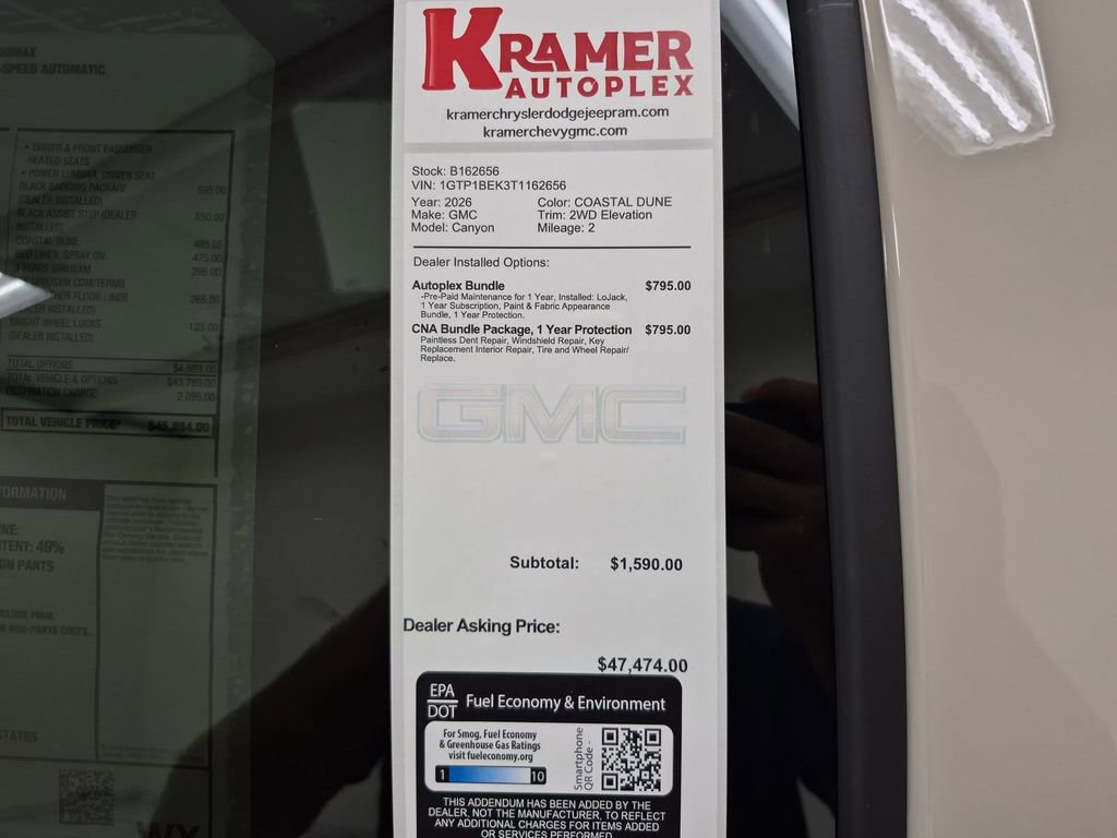 New 2026 GMC Canyon Elevation w/ Convenience Package image 35