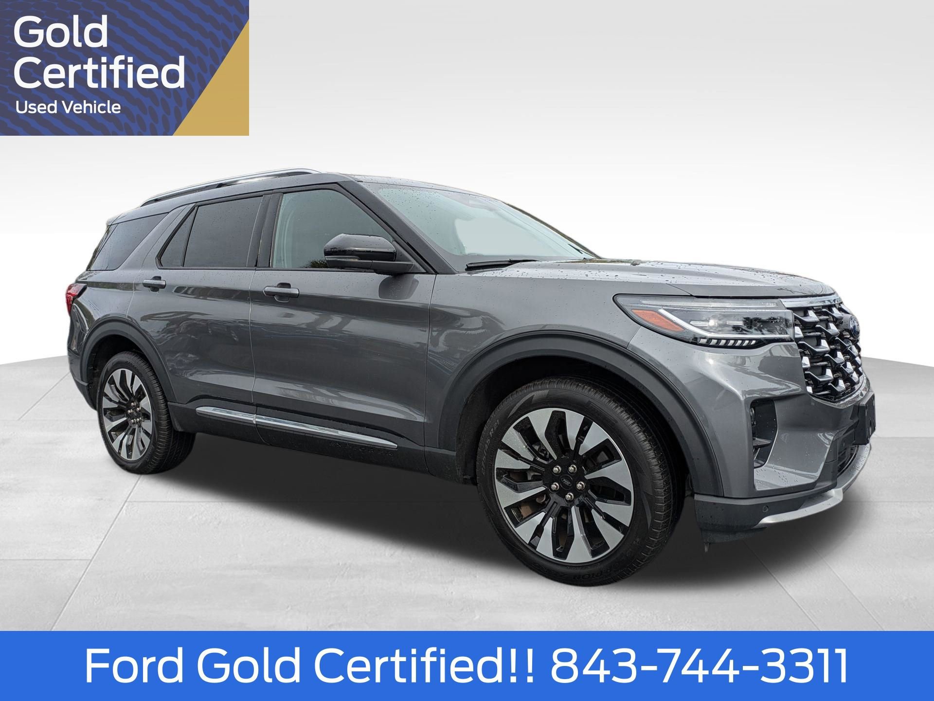 Certified 2025 Ford Explorer Platinum w/ LUX Leather Package image 1