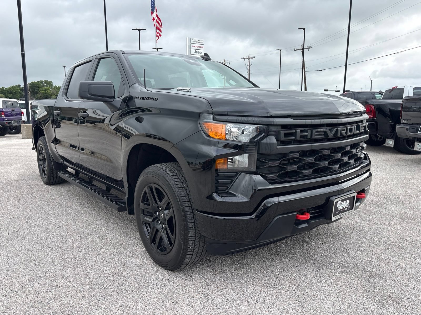 Used 2024 Chevrolet Silverado 1500 Custom w/ LPO, Dark Essentials Package AWD/4WD image 8