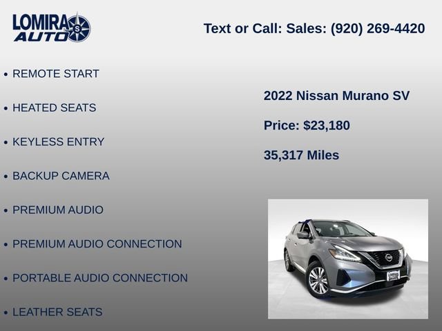 Used 2022 Nissan Murano SV AWD/4WD image 21