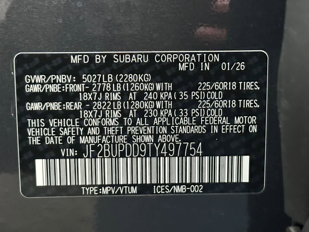 New 2026 Subaru Outback Limited image 22