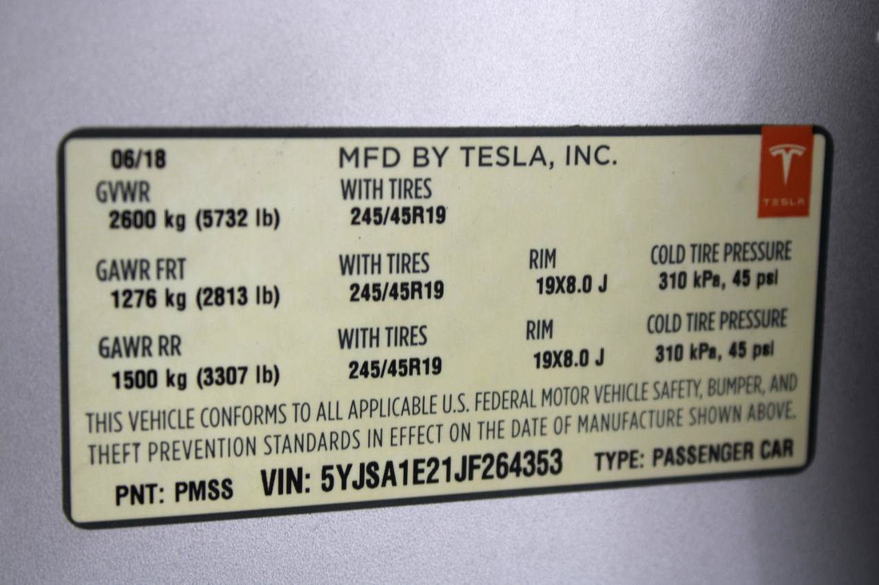 Used 2018 Tesla Model S 75D AWD/4WD image 92
