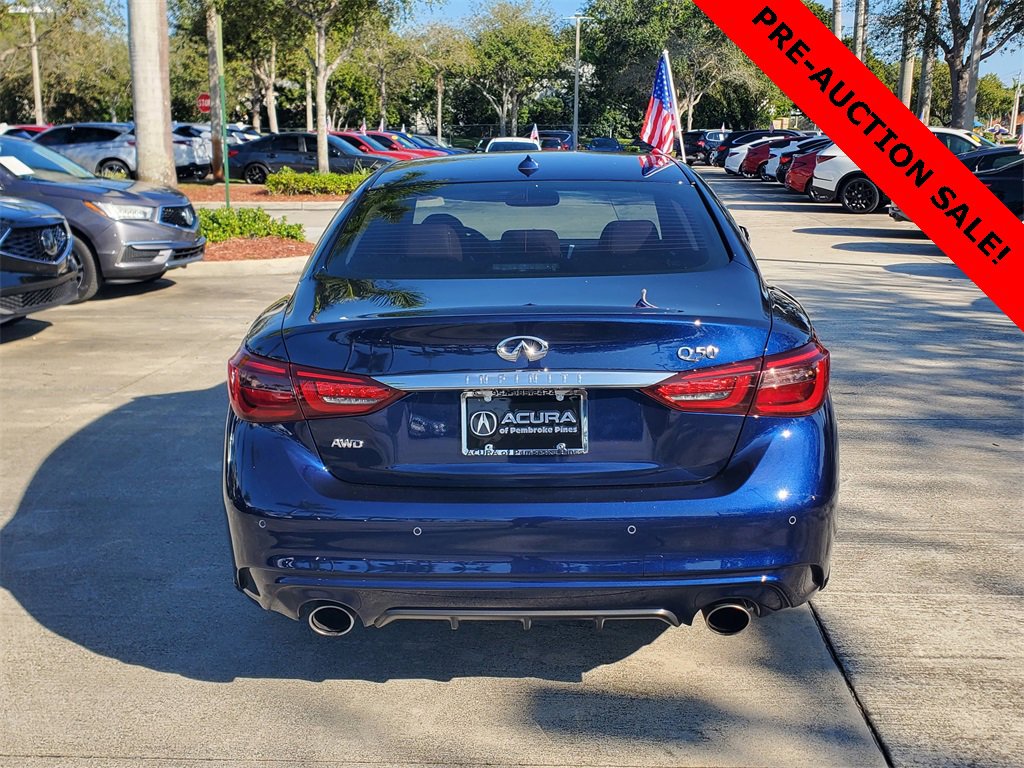Used 2024 INFINITI Q50 Luxe w/ Cargo Package image 6
