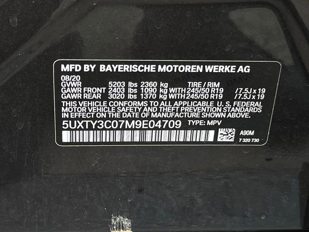 Used 2021 BMW X3 sDrive30i w/ Convenience Package RWD image 32