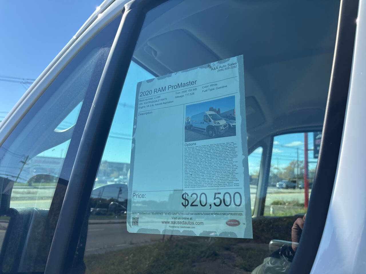 Used 2020 RAM ProMaster 2500 image 9