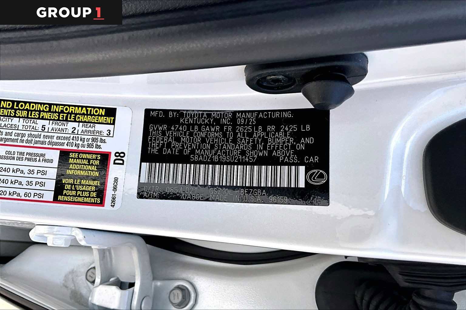 Used 2025 Lexus ES 350 w/ Premium Package FWD image 34