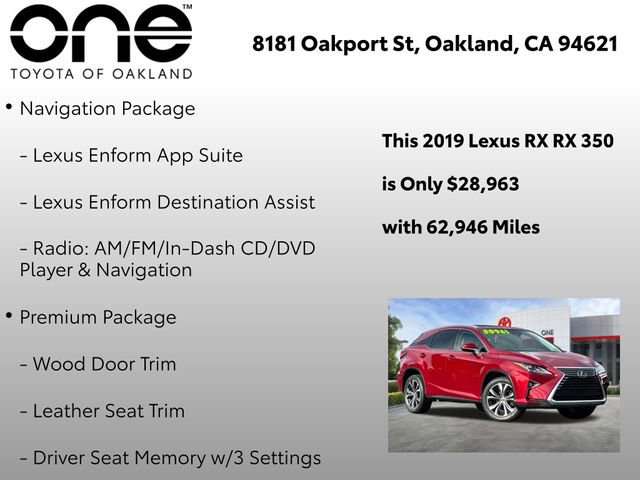 Used 2019 Lexus RX 350 FWD image 5