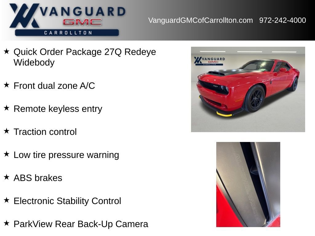 Used 2023 Dodge Challenger SRT Hellcat Redeye image 6