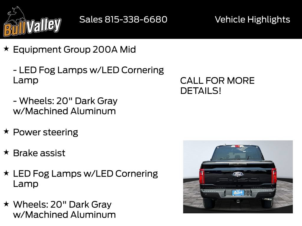 Certified 2025 Ford F150 STX w/ Equipment Group 200A AWD/4WD image 9