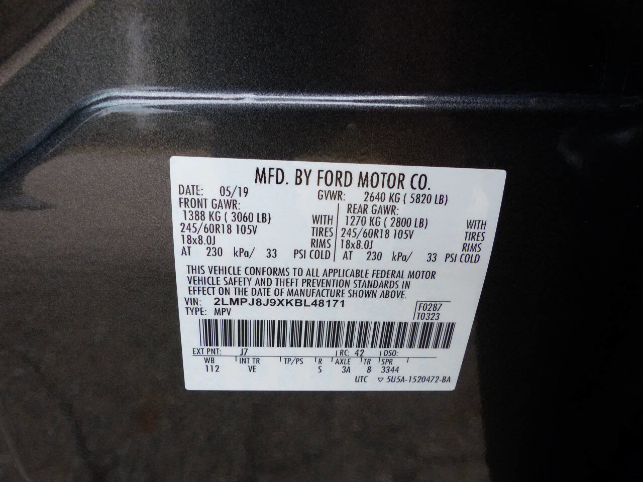 Used 2019 Lincoln Nautilus Premier AWD/4WD image 14