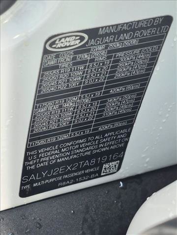 Certified 2026 Land Rover Range Rover Velar S AWD/4WD image 26