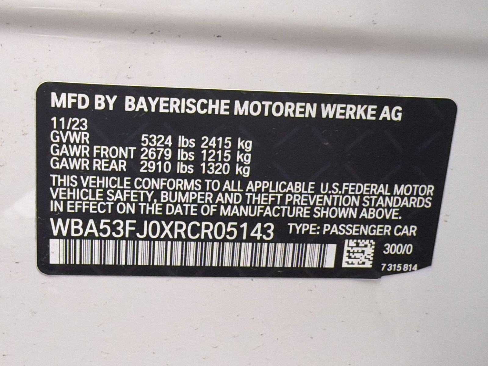 Certified 2024 BMW 530i xDrive w/ M Sport Package AWD/4WD image 21