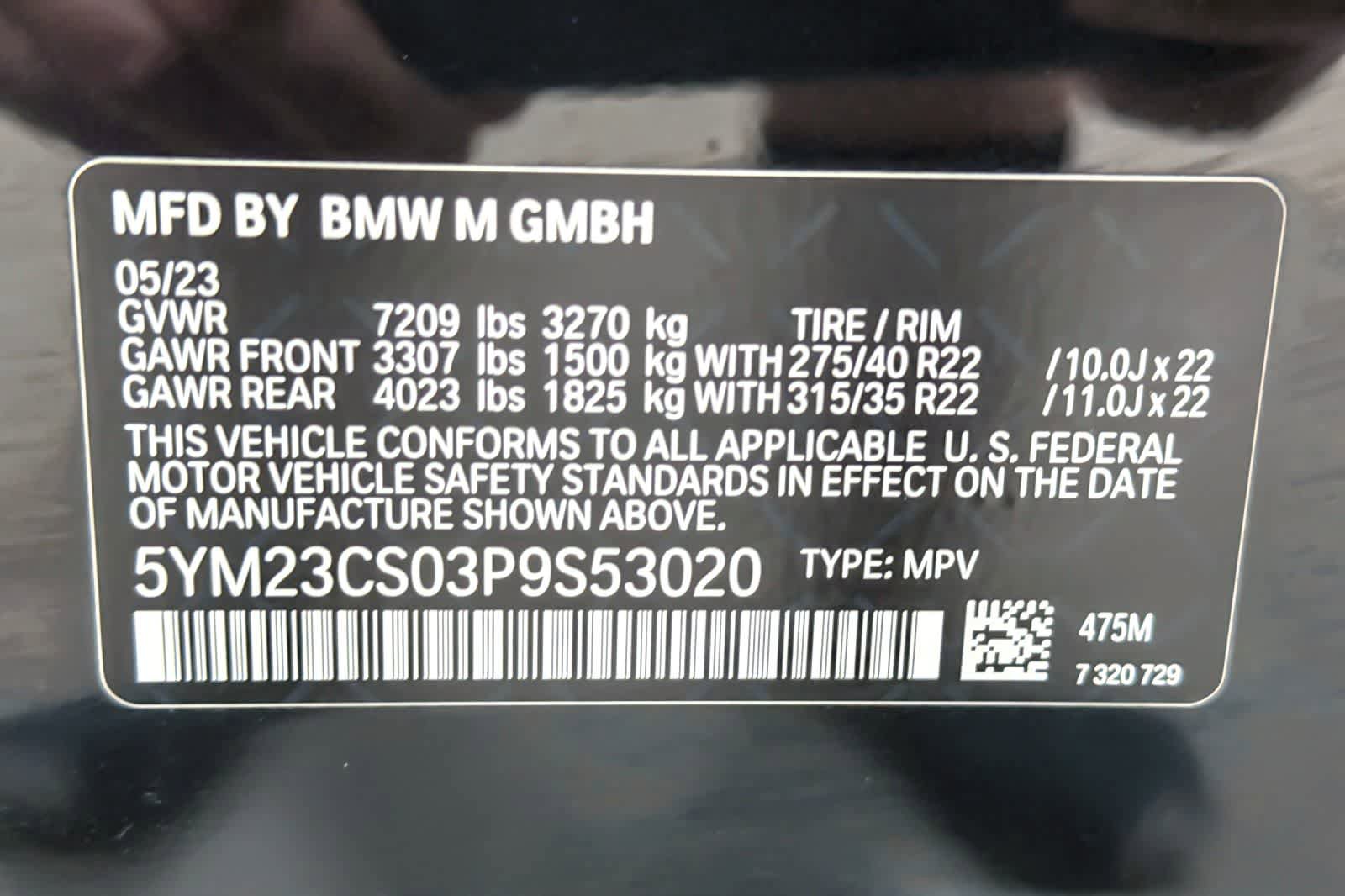 Used 2023 BMW XM AWD/4WD image 30
