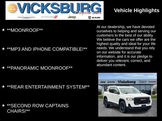 Used 2023 GMC Acadia SLE w/ Infotainment Package AWD/4WD image 19