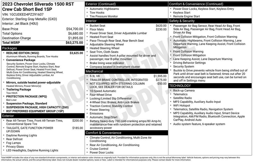 Certified 2023 Chevrolet Silverado 1500 RST w/ Redline Edition image 2