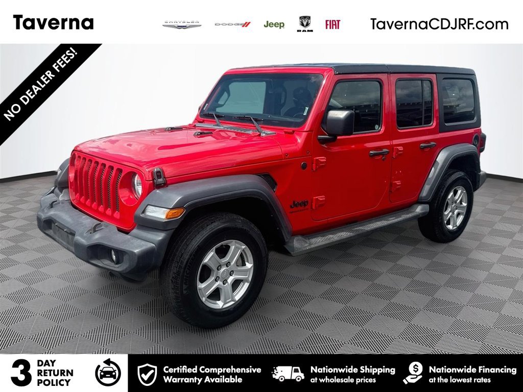 Certified 2023 Jeep Wrangler Unlimited Sport AWD/4WD image 1