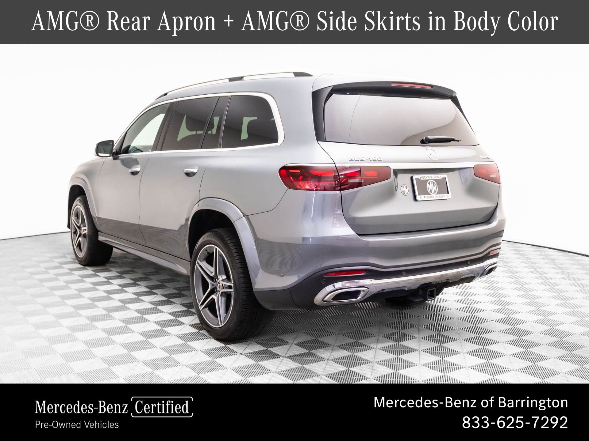 Certified 2024 Mercedes-Benz GLS 450 4MATIC w/ AMG Line Exterior image 3