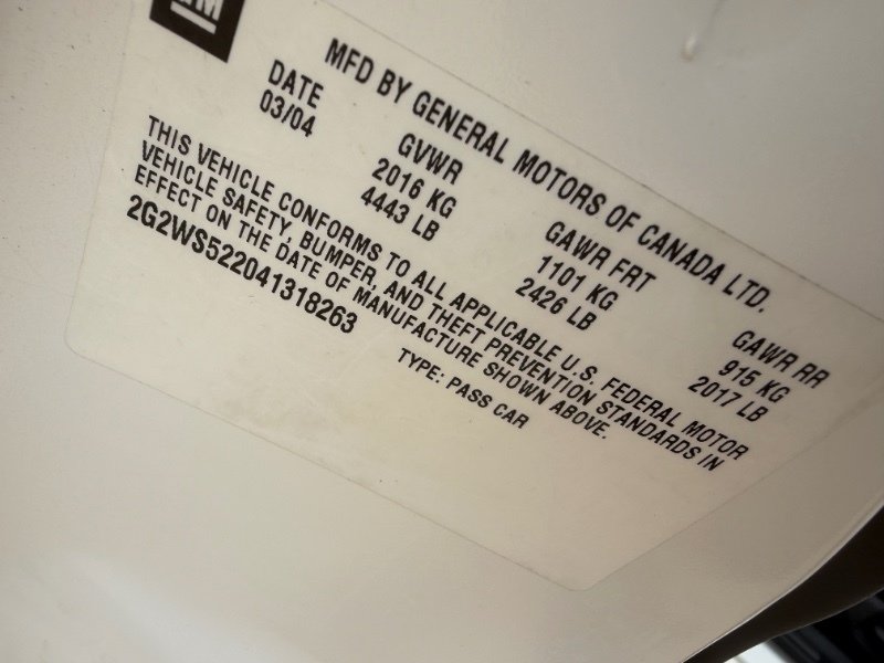 Used 2004 Pontiac Grand Prix GT2 FWD image 11