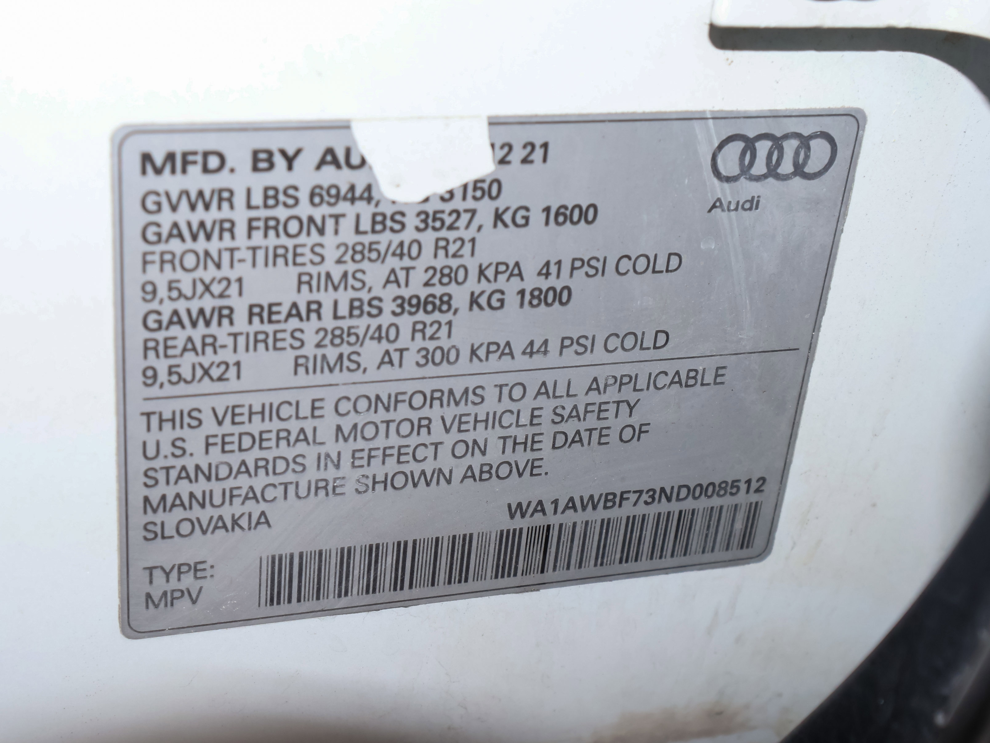 Used 2022 Audi SQ7 Premium Plus AWD/4WD image 65