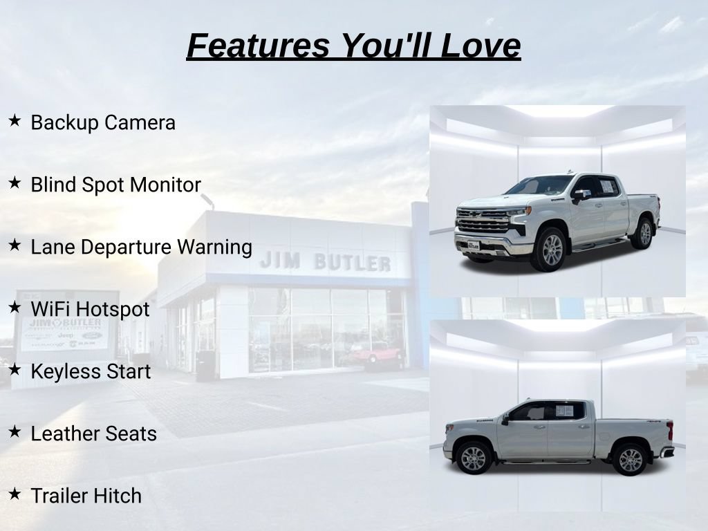 Used 2022 Chevrolet Silverado 1500 LTZ w/ Technology Package AWD/4WD image 19