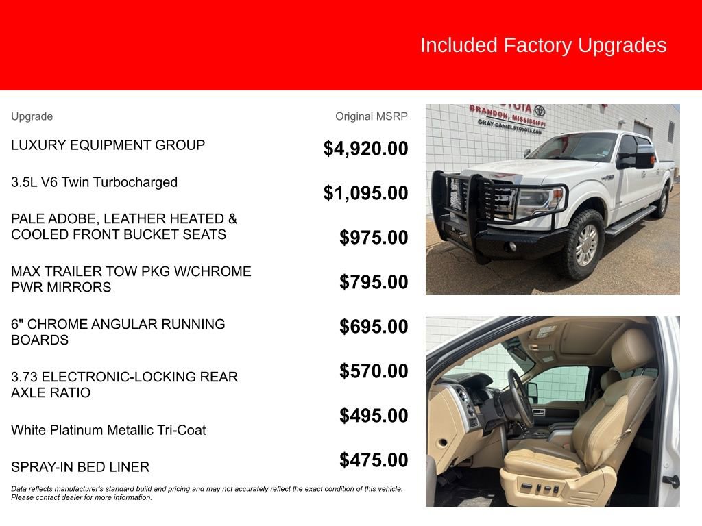 Used 2013 Ford F150 Lariat w/ Luxury Equipment Group image 5