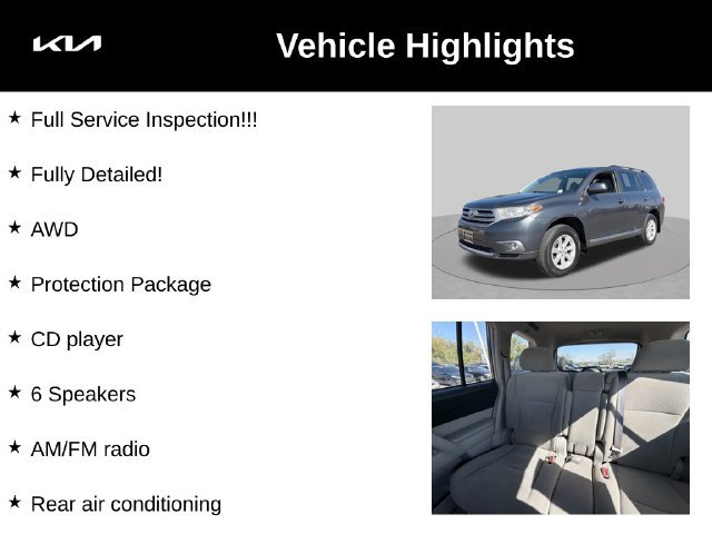 Used 2013 Toyota Highlander Plus w/ Protection Pkg AWD/4WD image 5