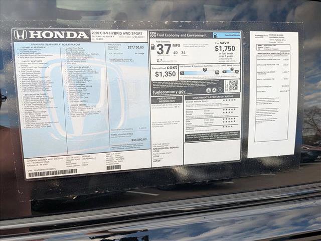 New 2026 Honda CR-V Sport image 17