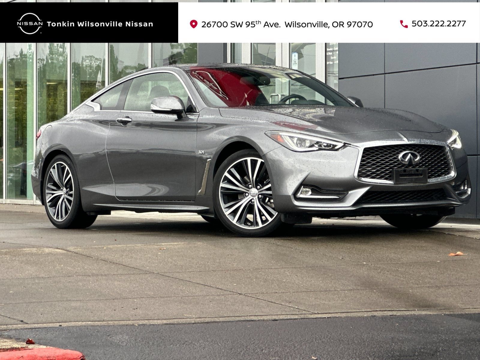 Used 2018 INFINITI Q60 3.0t Luxe w/ Sensory Package 3.0T Luxe AWD/4WD image 1