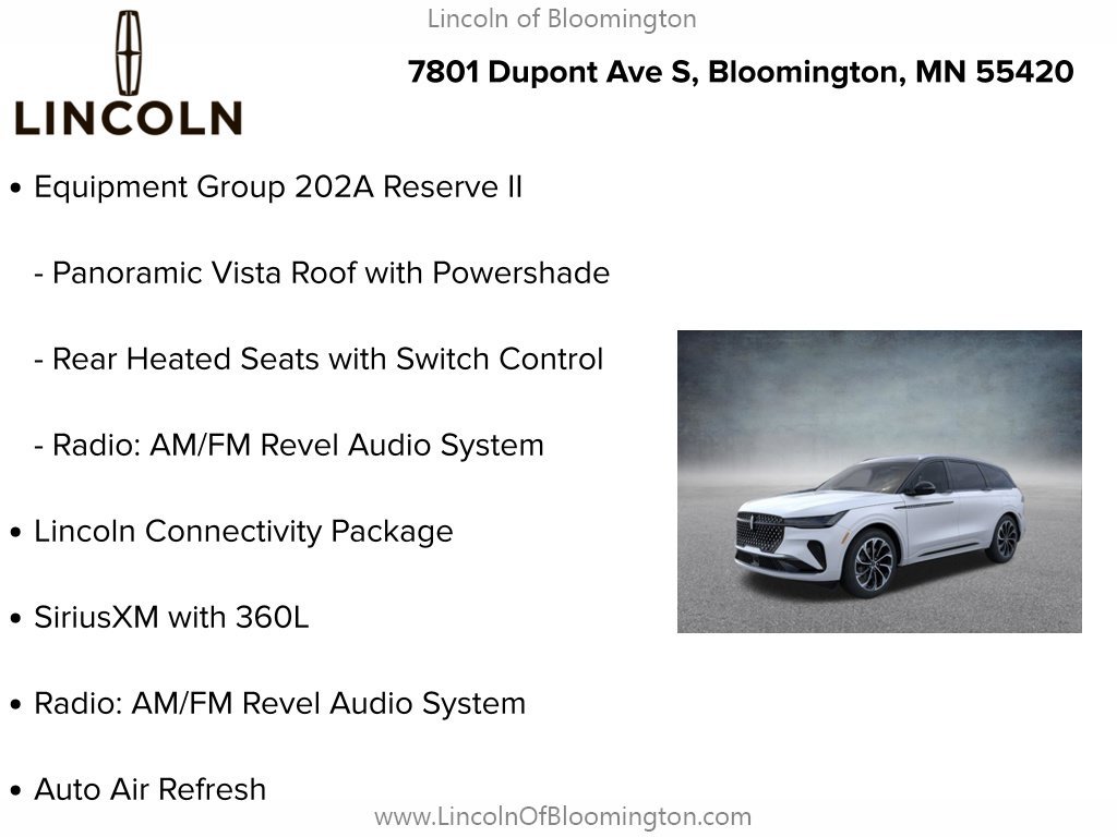 New 2026 Lincoln Nautilus Reserve AWD/4WD image 9