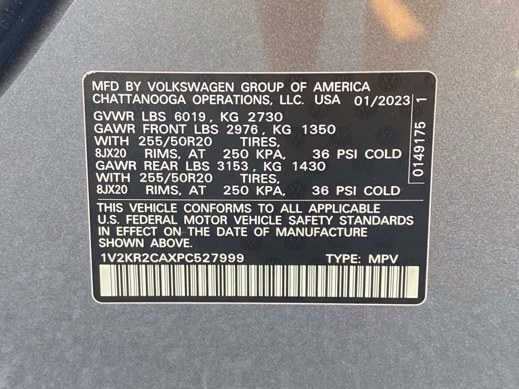 Used 2023 Volkswagen Atlas SE AWD/4WD image 33
