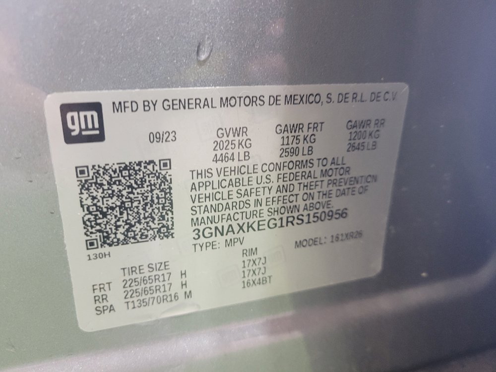 Used 2024 Chevrolet Equinox LT w/ LPO, Floor Liner Package FWD image 33