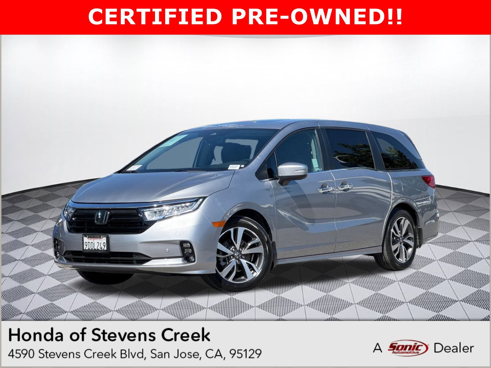 Certified 2023 Honda Odyssey Touring